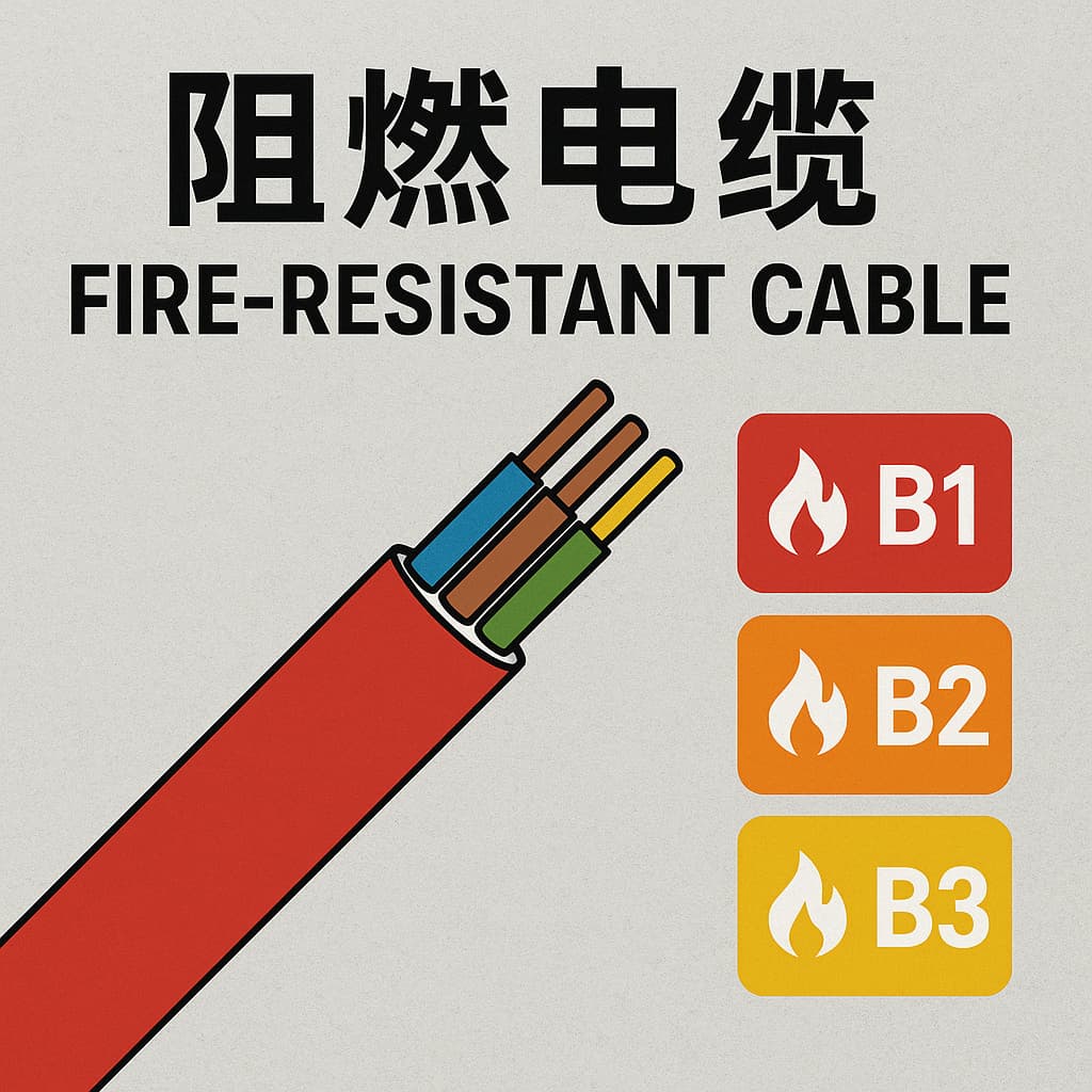 什么是阻燃電纜？B1、B2、B3級的區(qū)別你了解嗎？