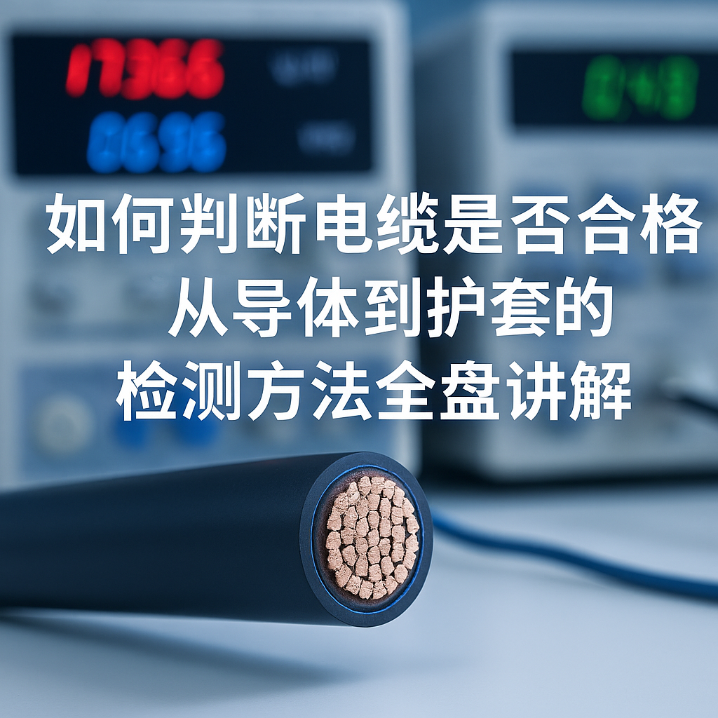 如何判斷電纜是否合格？從導(dǎo)體到護(hù)套的檢測方法全盤講解