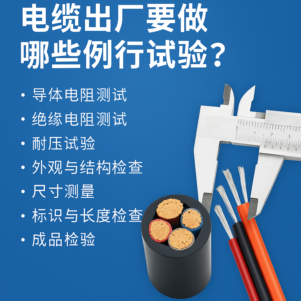 電纜出廠要做哪些例行試驗？一文講清最關(guān)鍵的7項檢測