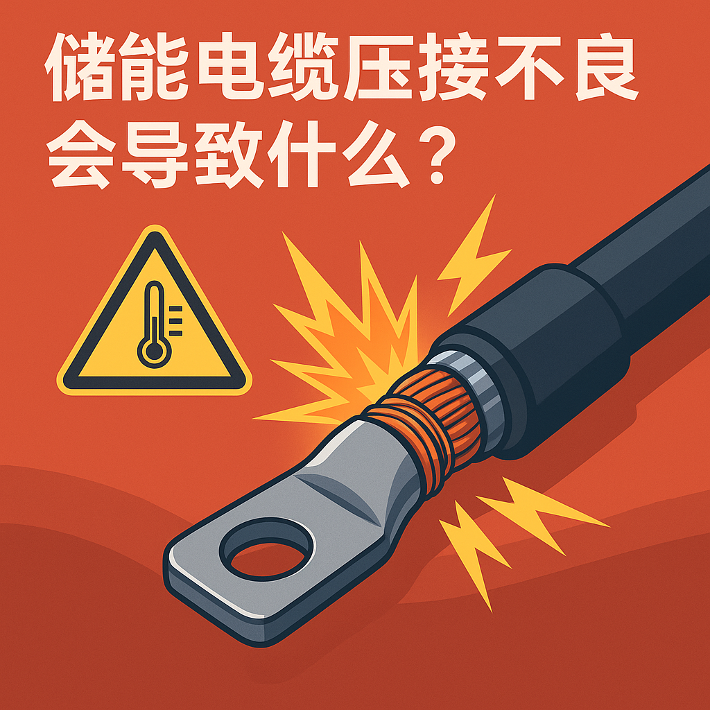 儲能電纜壓接不良會導(dǎo)致什么？